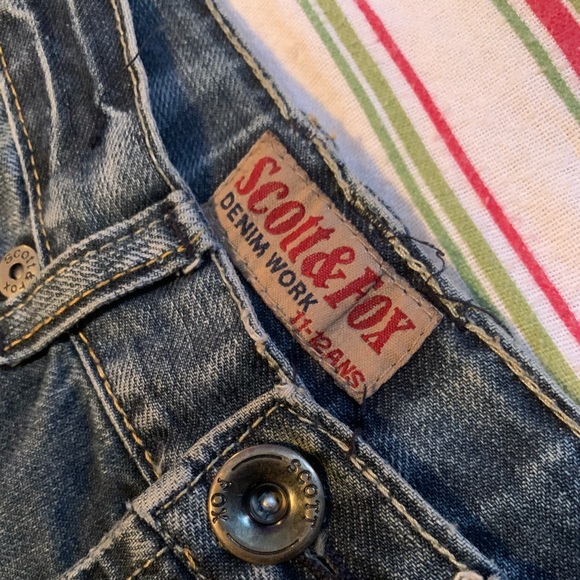 Scott&Fox vintage denim blue jeans - Picture 3 of 3